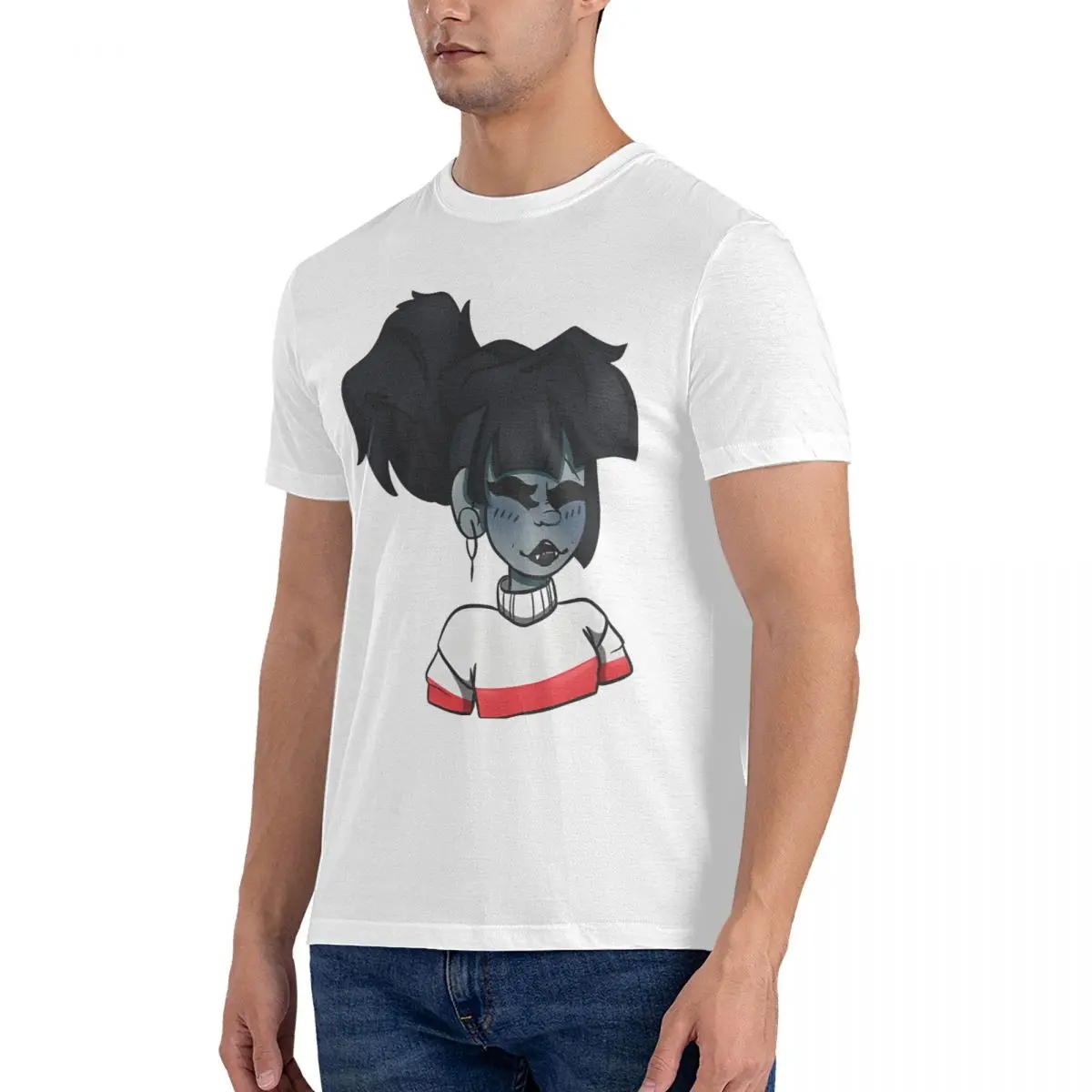 Marcy Digital Fan Illustration Awesome 100% Cotton Tees Short Sleeve Marceline T Shirt Round Collar Clothing Birthday Present