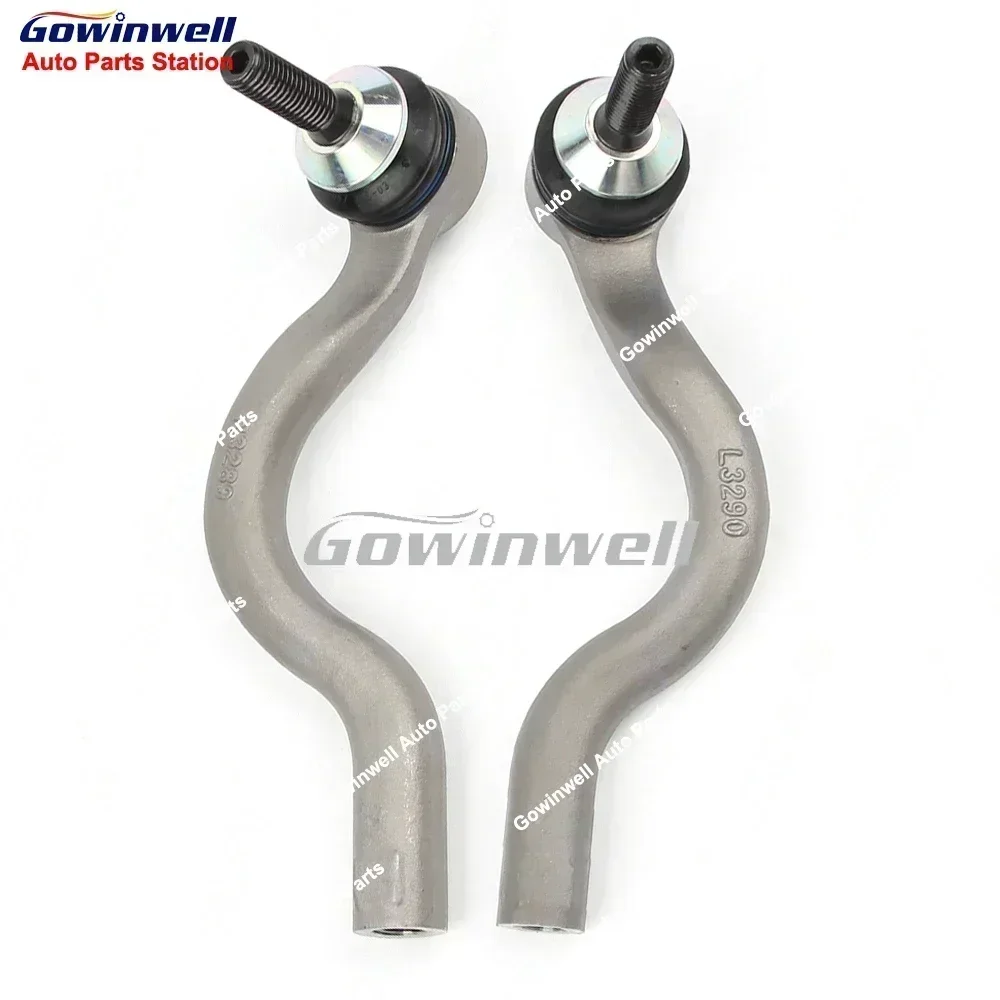 Pair of 2pcs Front Steering Axle Outer Steering Tie Rod Ends Ball Joint For Jaguar XJ XJL X351 C2D7779 C2D7778 C2D28457 C2D28553