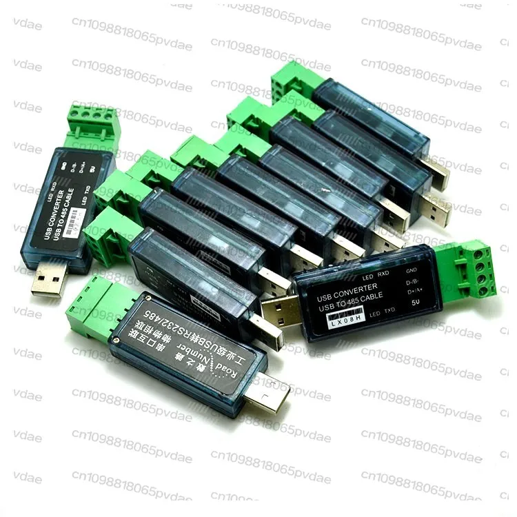 LX08H USB to RS485 485 to USB Converter Serial Port Debugging Assistant Support PLC