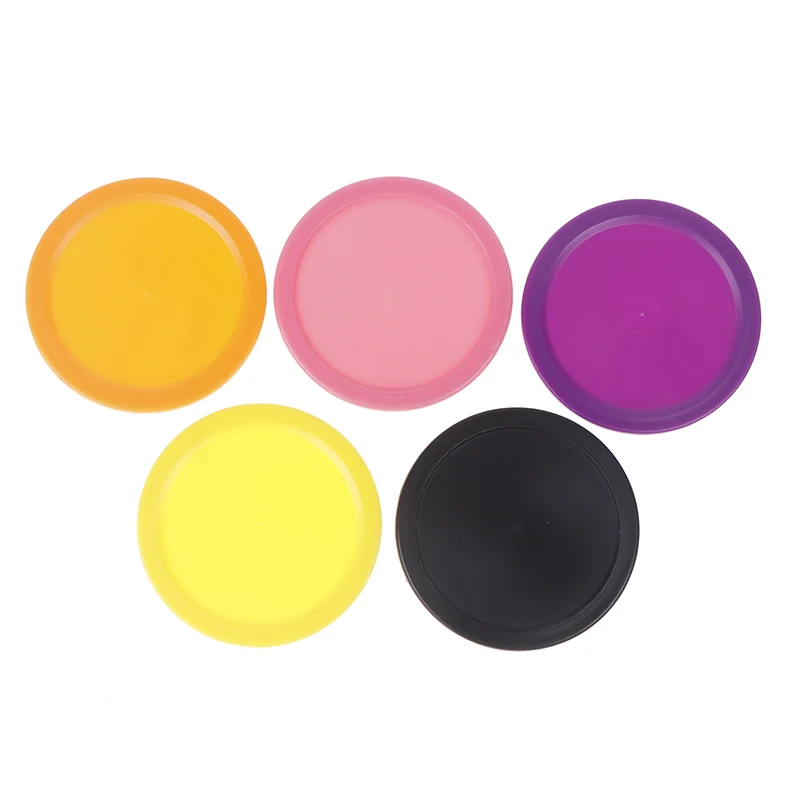8Pcs 64mm ABS Air Hockey Pucks Air Hockey Children Table Mini Ice Hockey Piece Entertainment Accessories Ball Sport Tools