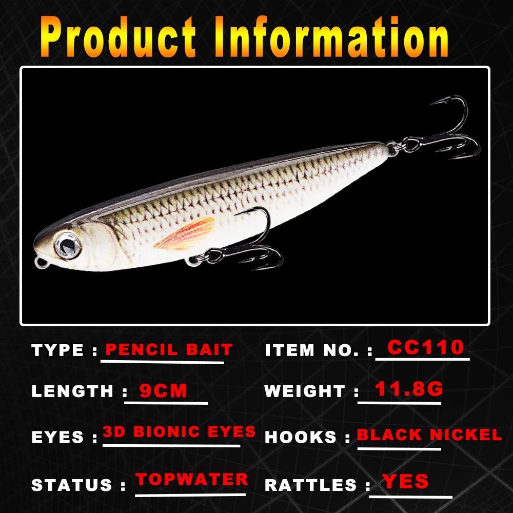 AYWFISH 9CM 11.8G Umpan Pancin - Fishing Lure Topwater ulasan dan harga