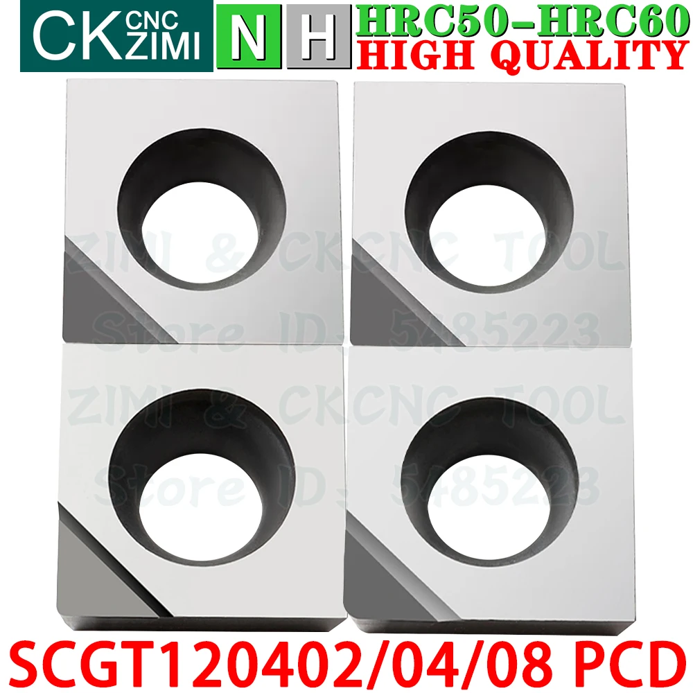 

SCGT120402 SCGT120404 SCGT120408 PCD Inserts Diamond Inserts Turning Inserts Tools CNC Cutting Lathe Tools for Copper Aluminum