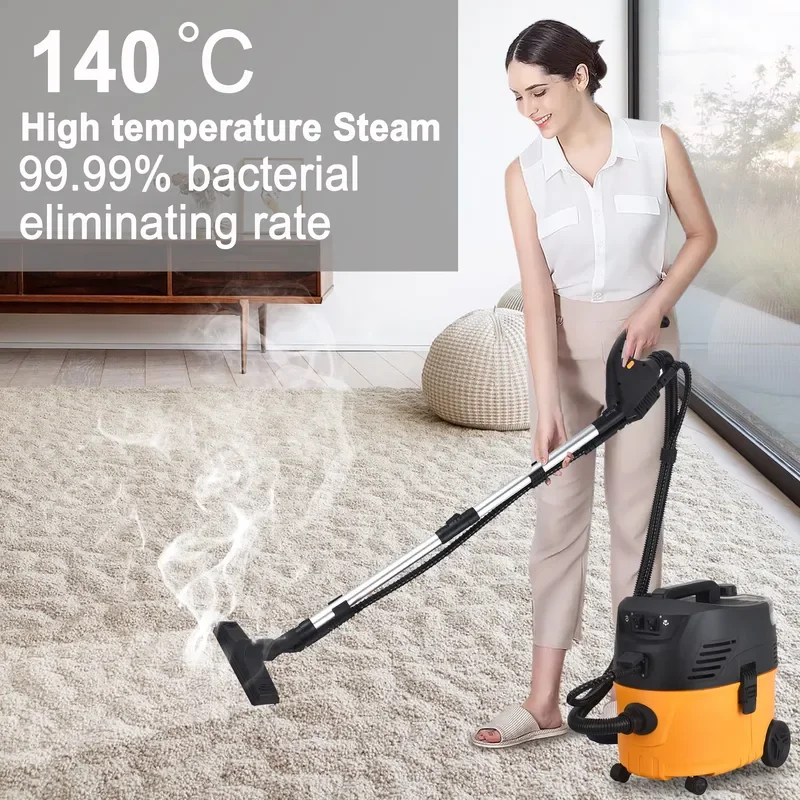 2000W Portable Steam Cleaner 4 Bar High Pressure Vacuum for Carpet Sofa Car Hotel Cleaning Hand Tools Multi purpose 9KG High