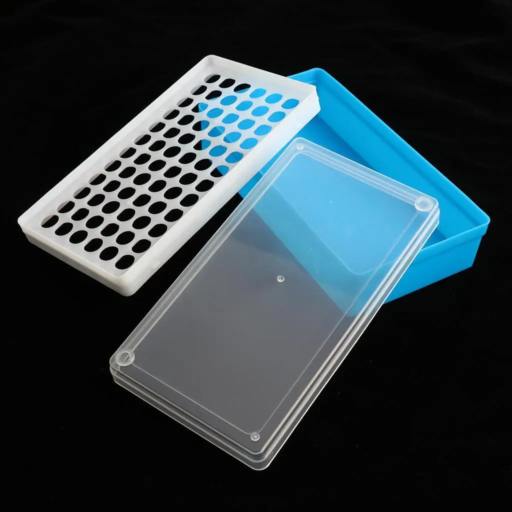 Blue Plastic Centrifuge Tube Rack Holder Connector System for 1.5ml 2ml Micro Tubes Laboratory