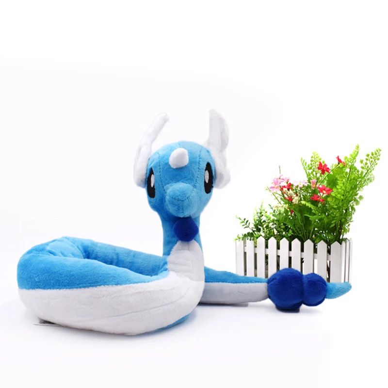 Peluches Pokemon Dragonair pour enfants, jouets mignons, animaux de dessin animé, poupées souples, cadeaux pour enfants, 68cm