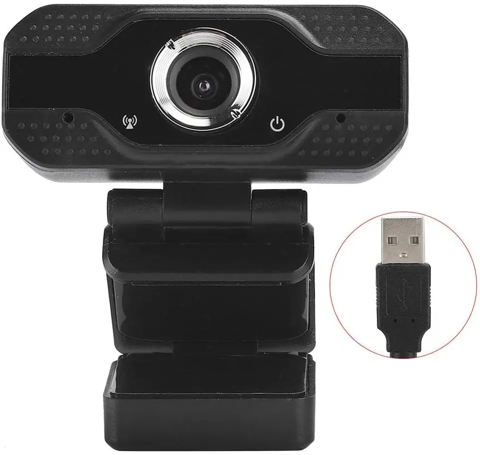 Kamera internetowa Full HD 1080P 30fps do laptopa, komputera PC, wbudowany mikrofon do wideorozmów, konferencji, pracy na żywo, podróży, z możliwością użycia ze statywem. — zdjęcie 7
