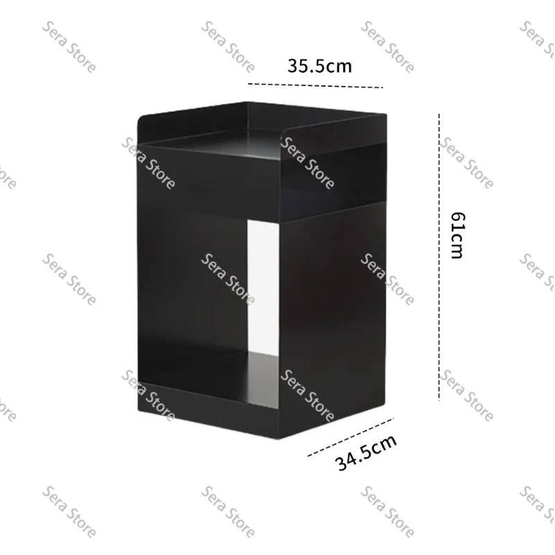 Designer Sofa Side Table Mobile Bedside Cabinet Rolling Storage Trolley Modern Bedroom Nightstand Minimalist Living Room