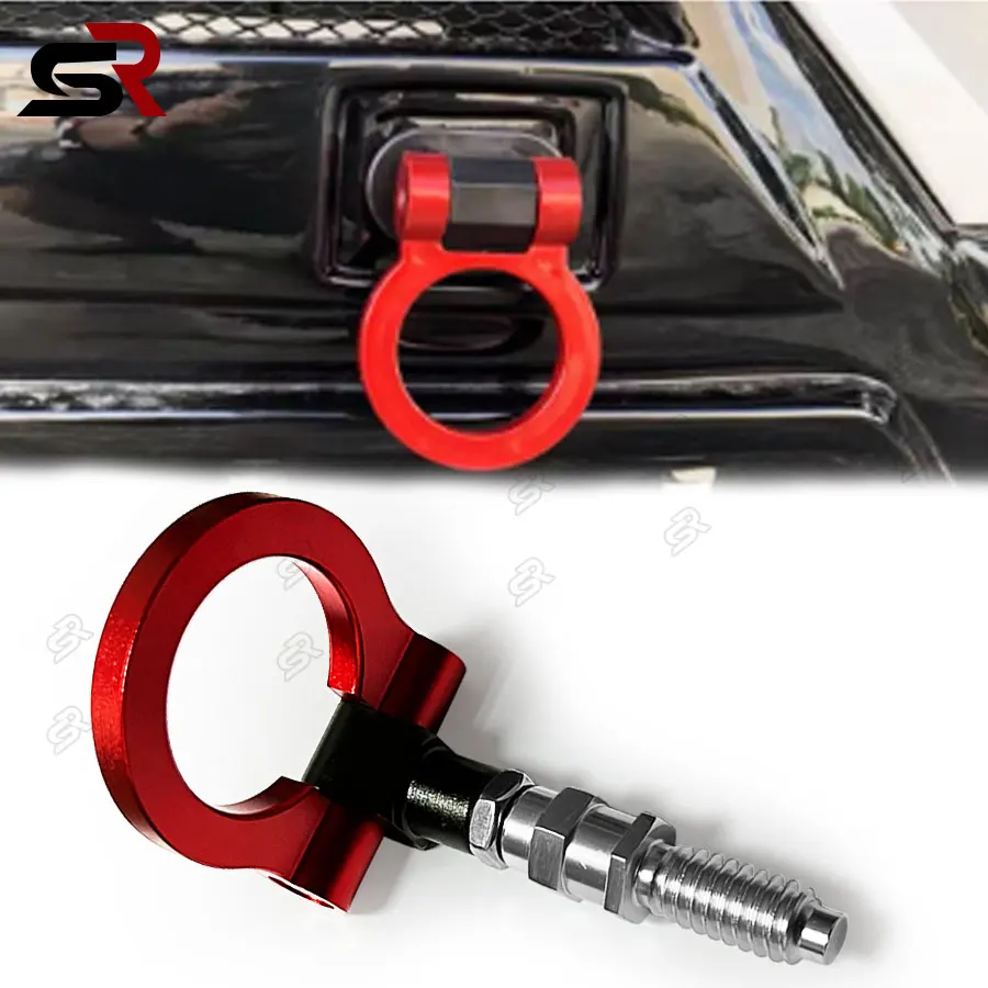 Suitable for car decoration trailer personalized aluminum alloy color racing specific towing hook car kit