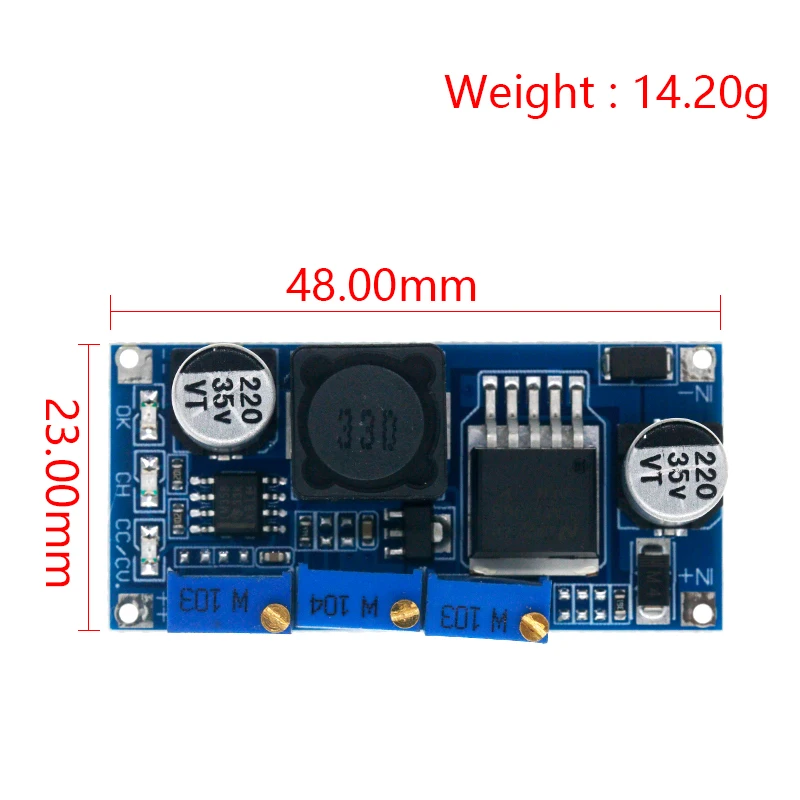 LM2596 LED Driver DC-DC Step-Down Adjustable CC/CV Power Supply Module Battery Charger Constant Current