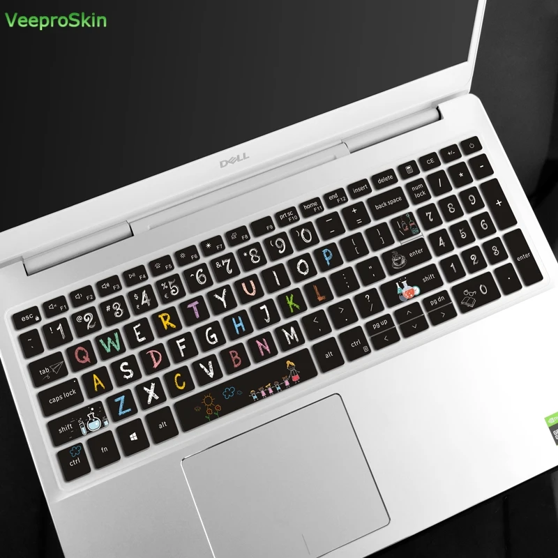 Laptop Keyboard Cover skin Protector For DELL Inspiron 15 7000 7590 7591 5000 5584 i5584 i7590 i7591 15.6 inch