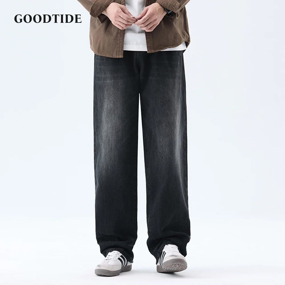 

Fashion Men's Straight Jeans 2025 Autumn New Loose And Comfortable Korean Style Casual Commuting Denim Trousers Size 28-40