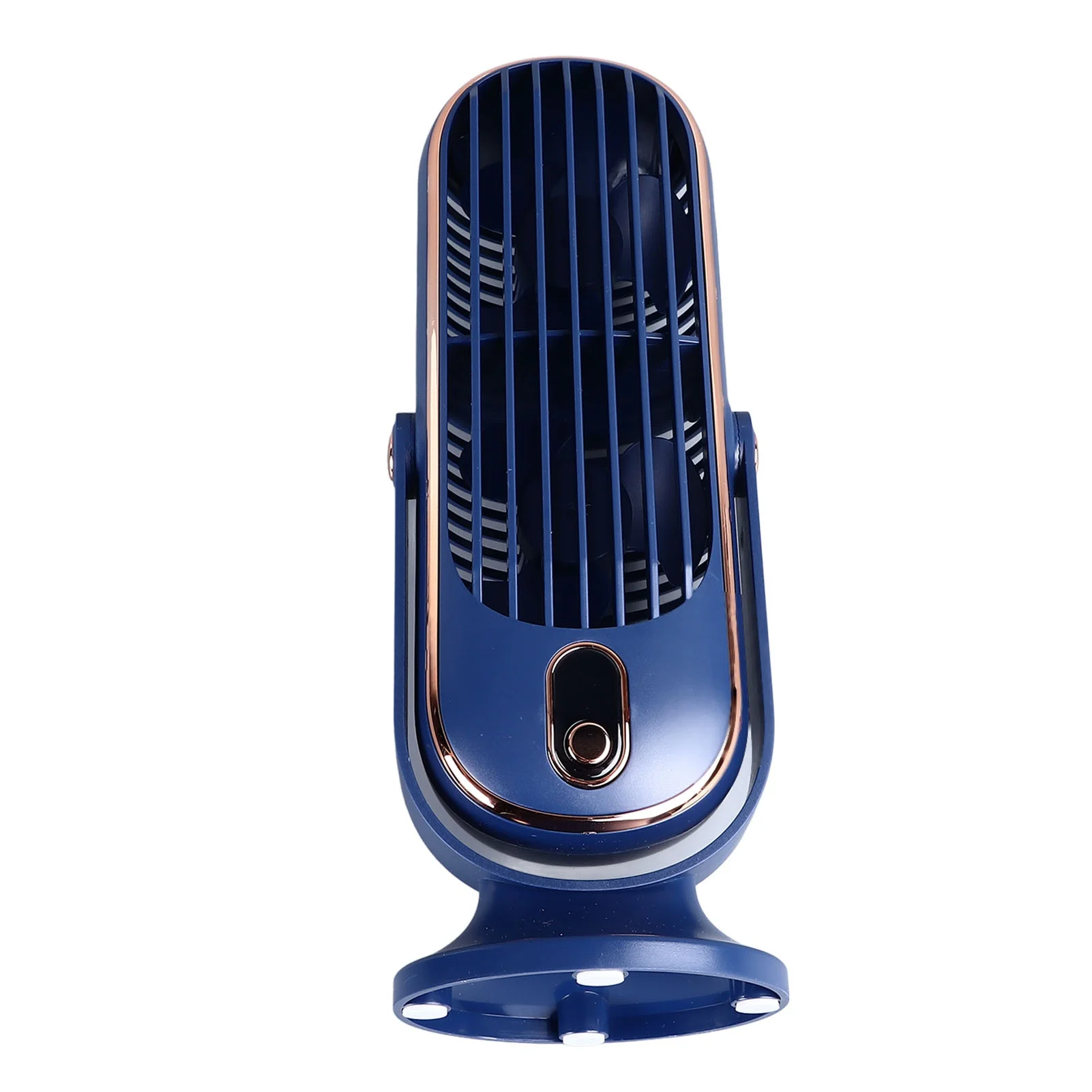 Table Tower Fan Portable USB Plug In 5 Gears Quiet Brushless Motor Tower Fan for Car Home Blue