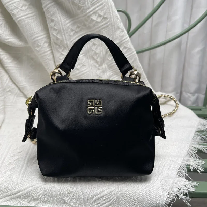 New Kawaii Women's Bag Black Gold Fashionable Handbag Casual Crossbody Bag Tote Bag Children Toy for Gifts L196