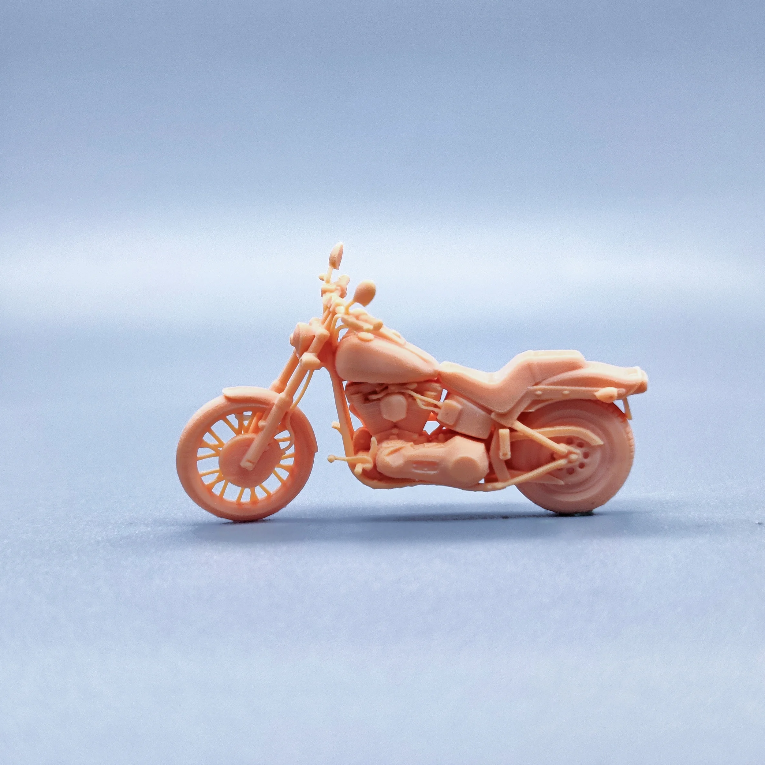 راتنج شيطان كلير للدراجات النارية غير ملون ديوراما ، تماثيل دراجة نارية مرسومة يدويًا ، مقياس موديل ، V927 ، V928 ، 1:64