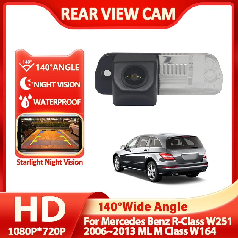 Parking Line Car Rear View Reverse Backup Camera For Mercedes Benz R-Class W251 2006~2013 For Mercedes Benz ML M Class W164