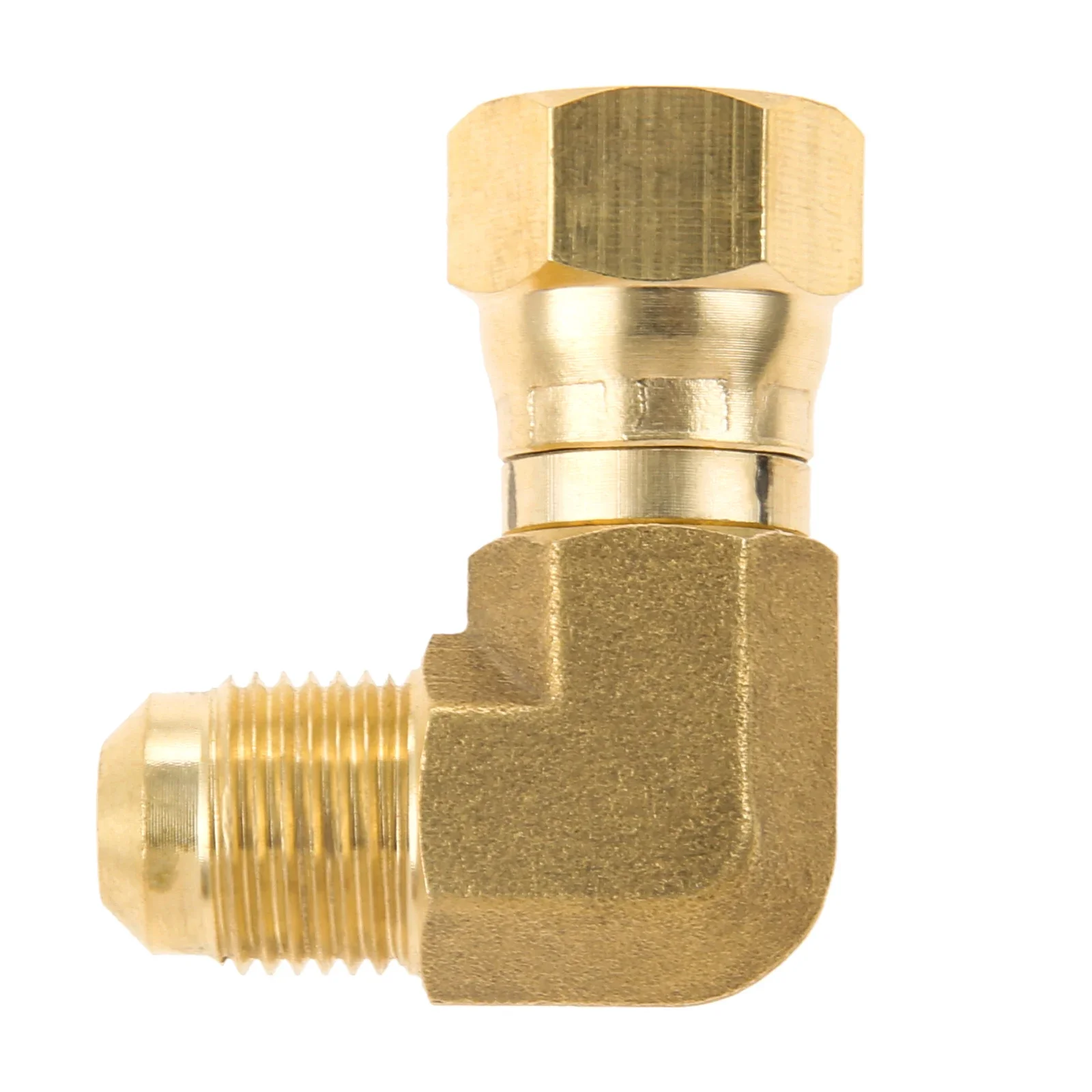 90 Degree Elbow Propane Connector Low Pressure Adapter 3/8