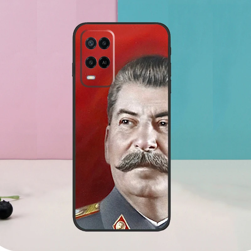 Stalin Soviet Union For OPPO A57S A53S A54S A58 A78 A98 A16 A76 A96 A54 A74 A94 A15 A17 A77 A5 A9 A52 A72 Case