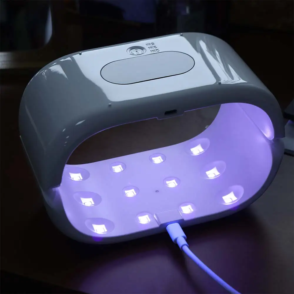 Double-Sided UV Light for Resin 36W Power 3-Speed Timer Resin Curing Machine Digital Display 24 LED Beads 2 in1 Fast Curing Lamp