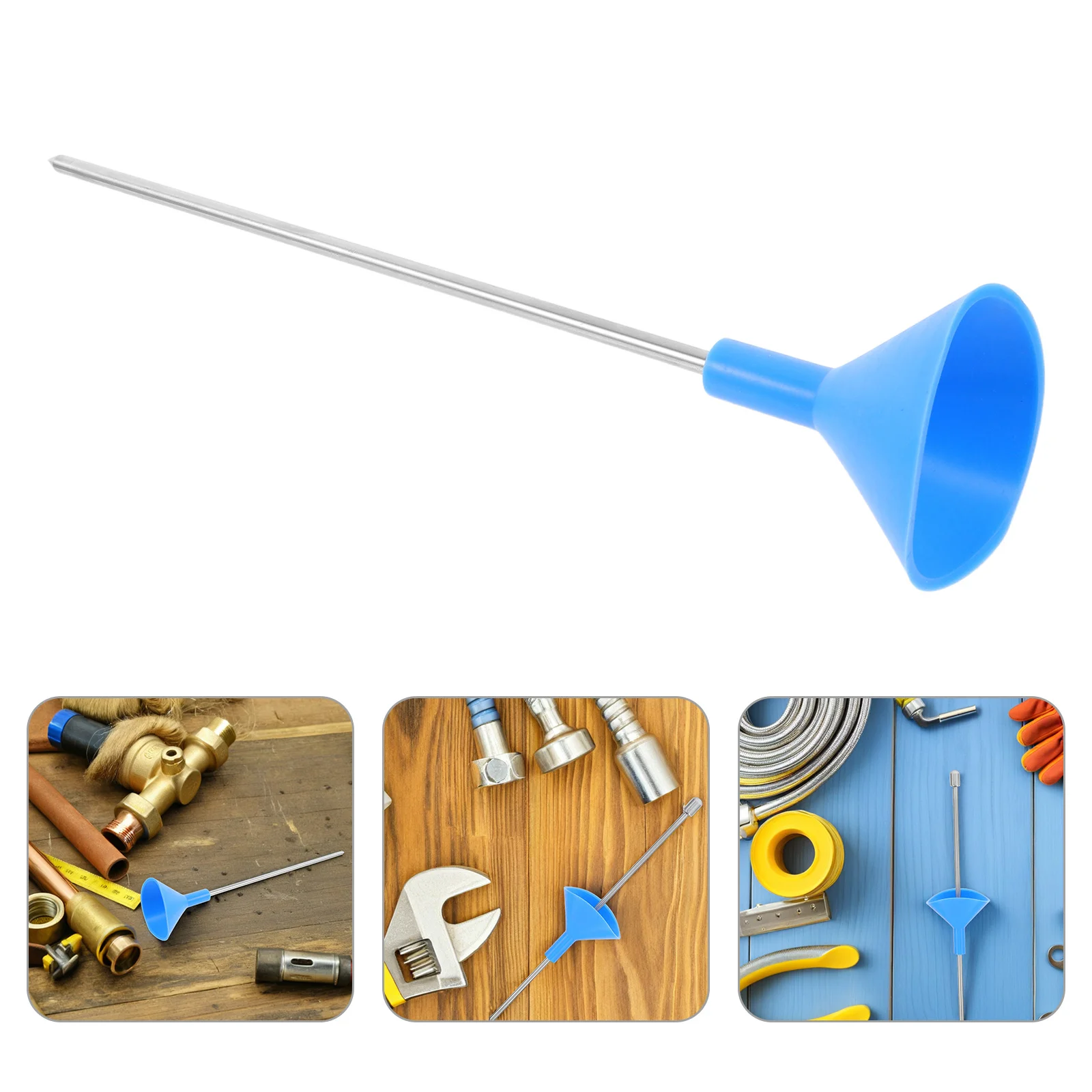 Pipe Testing Rod Stainless Steel Water Leak Detection Stick Underground Pipe Tester Precise Leak Listening Device Tool For