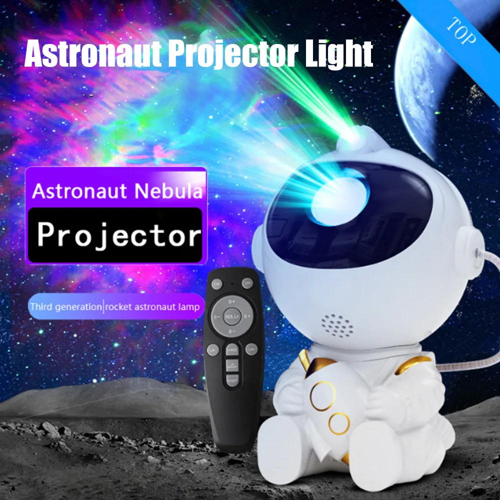

Star Projector Galaxy Night Light Astronaut Space Projector Starry Nebula Ceiling LED Lamp for Bedroom Home Decorative kids gift