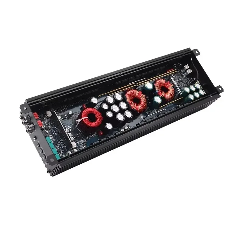 1500W RMS high-power Class D mono car power amplifier, single-channel power amplifier for car audio