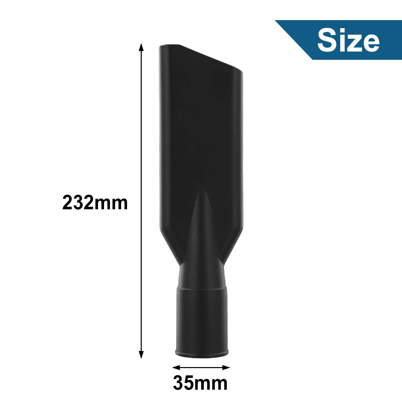 Nozzle Small Gaps Vacuum Cleaner Flat Head Window Slides Adapter Connector Accessories Attachment Suction 35mm