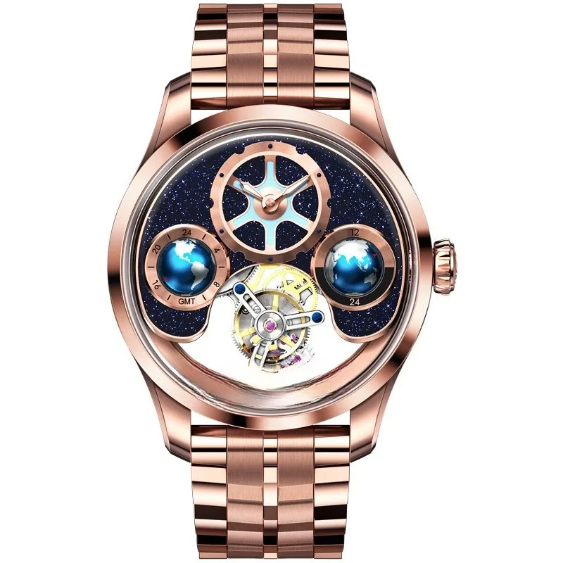 Large dial luminous men's watch mechanical watch men