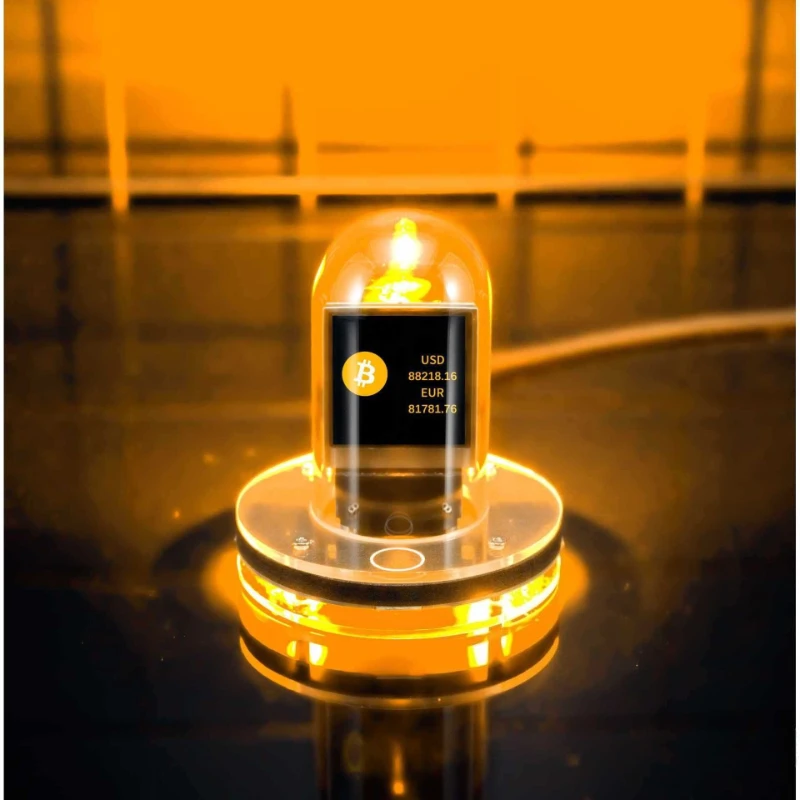 

Modern Digital Clock Table Decoration Nixie Tube Clock Living Room Luxury Flip Clocks Home Aesthetic Glow Tube Watch Ornaments