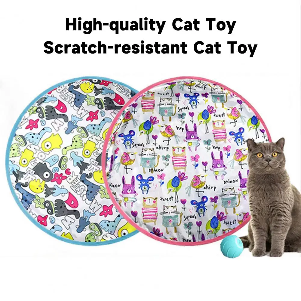 70CM Cat Toys Interactive Moving Ball Undercover Funny Toy For Indoor Cats Realistic Prey Simulation Hide Seek Game Pet Toys