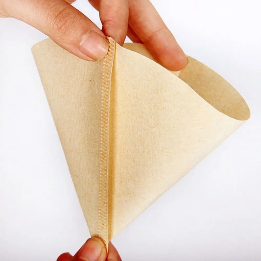 40pcs Coffee Machine Coffee Maker Accessories Eco-friendly Strainer Sheet Coffee Filter Hand Drip Paper Filter Bag Filter Paper