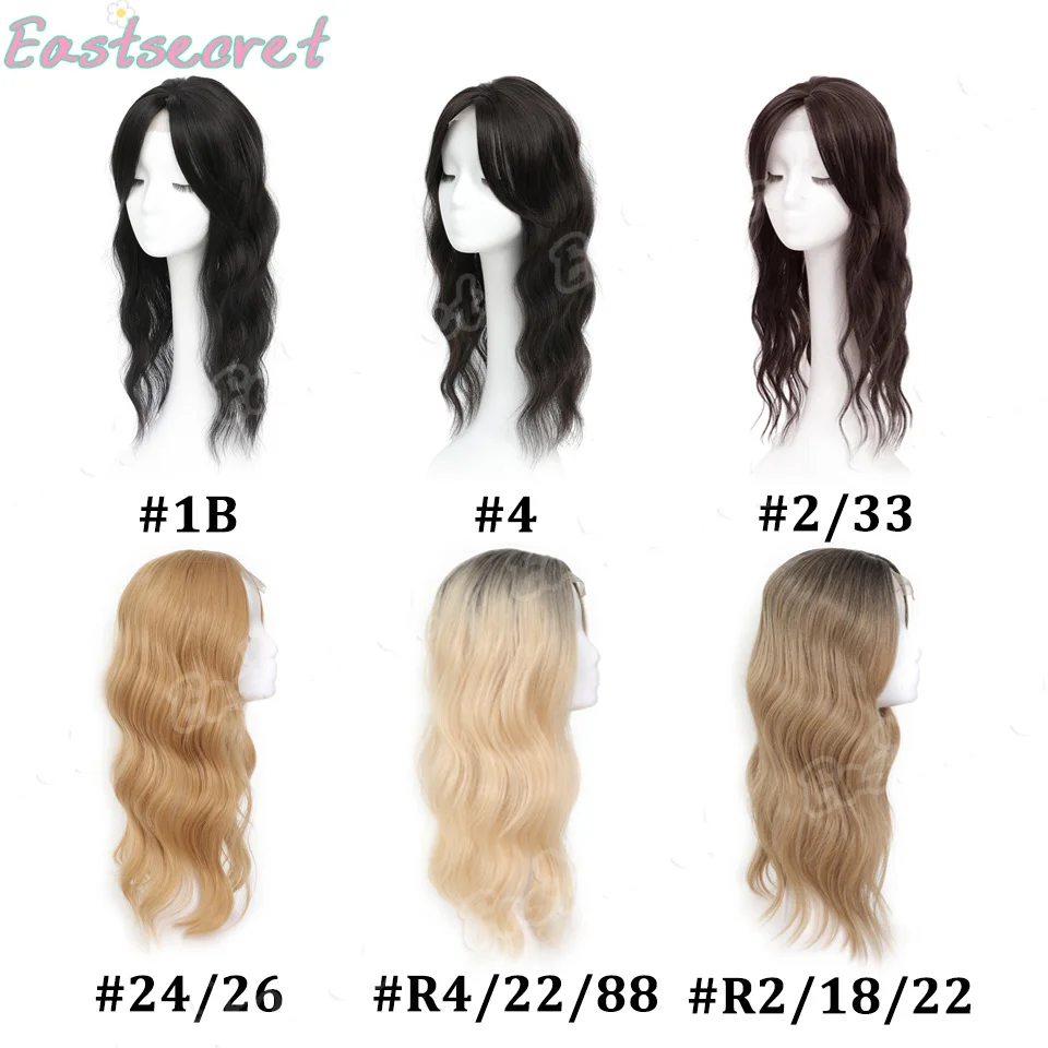 Hair Toppers Hair Pieces Synthetic Long Wavy Curl Replacement Reissue block for Women with Thinning Hair Clip In hair extensions
