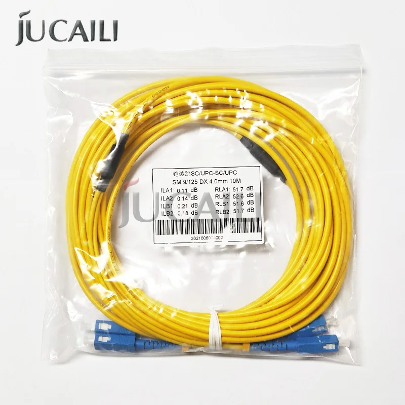 Jucaili 1Pc Printer SC/SC 4.0mm Double Core Optical Fiber Cable For Hoson Galaxy Infinity Challenger Phaeton Printer Data Cable