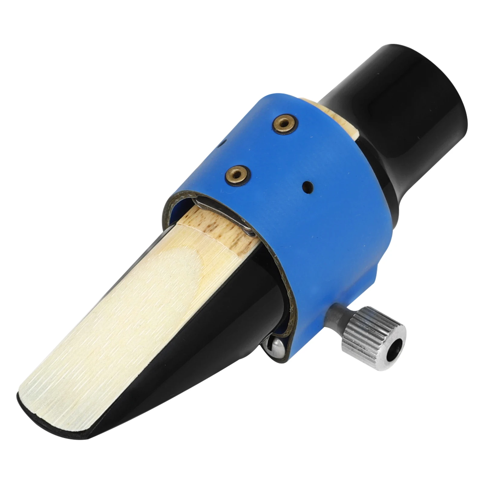 Alto/Tenor/Sopran Saxophon Mundstück Klemme Reed Verschluss Clip Sax Gefedert Ligatur Kopfstück Holzblasinstrument Zubehör – Detail 8