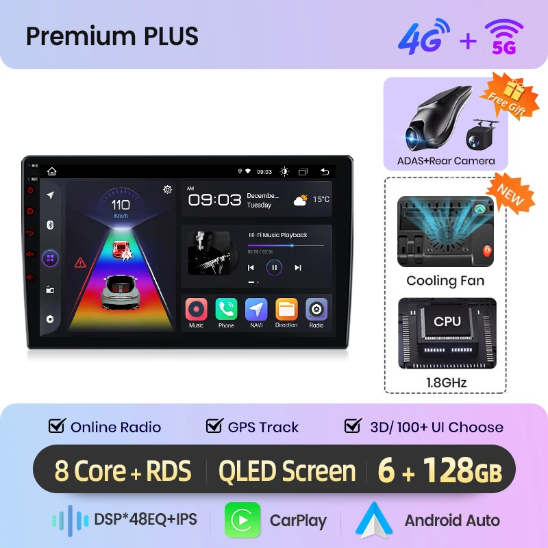Draadloze CarPlay voor Apple Android Auto Radio GPS voor Nissan NV200 2009 2010 2011-2016 Multimedia RDS 4G WIFI 360 Camera