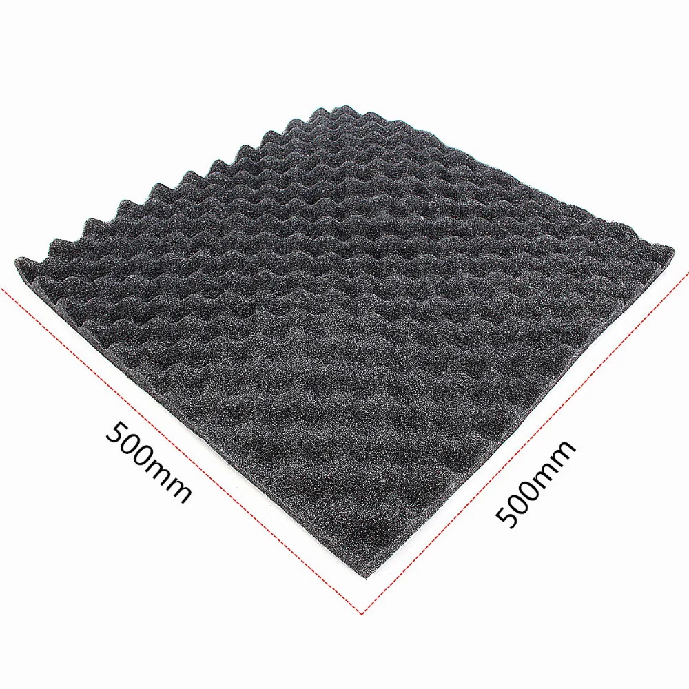 Soundproofing Acoustic Foam Treatment Sound-absorbing Cotton Noise Sponge Excellent Sound Insulation 50x50x1.5cm/ 30x30x3cm