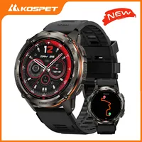 KOSPET TANK T3 Ultra 2 GPS Smart Watch for Men Bluetooth Call 5ATM IP69K Waterproof Men's Watch Stainless Steel Health Monitor
