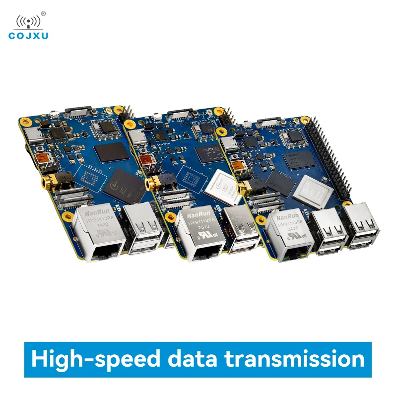 T527/A527 COJXU ECB32 سلسلة كمبيوتر واحد PCIe Raspberry Pi Linux جيجابت إيثرنت CSI DSI متعدد النواة متغاير NPU