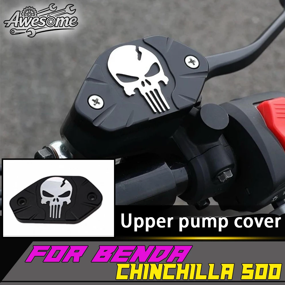 Motorcycle Brake Master Cylinder Oil Cup Protector Decor Cover Fit BENDA CHINCHILLA 500 chinchilla500 500CHINCHILLA