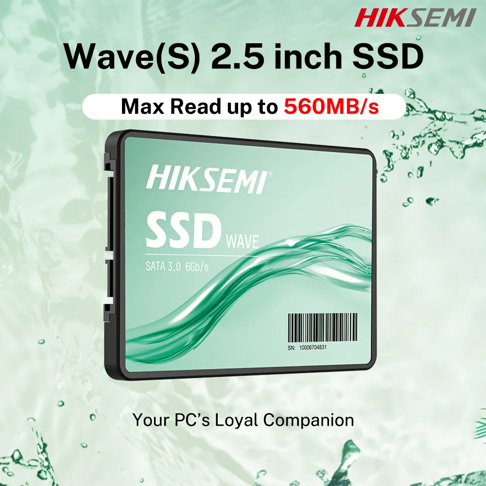 HIKSEMI WAVE(S) SATA SSD, 노트북 PC용 내장 솔리드 스테이트 드라이브, 128GB, 256GB, 512GB, 1T, 2T, 2.5 인치