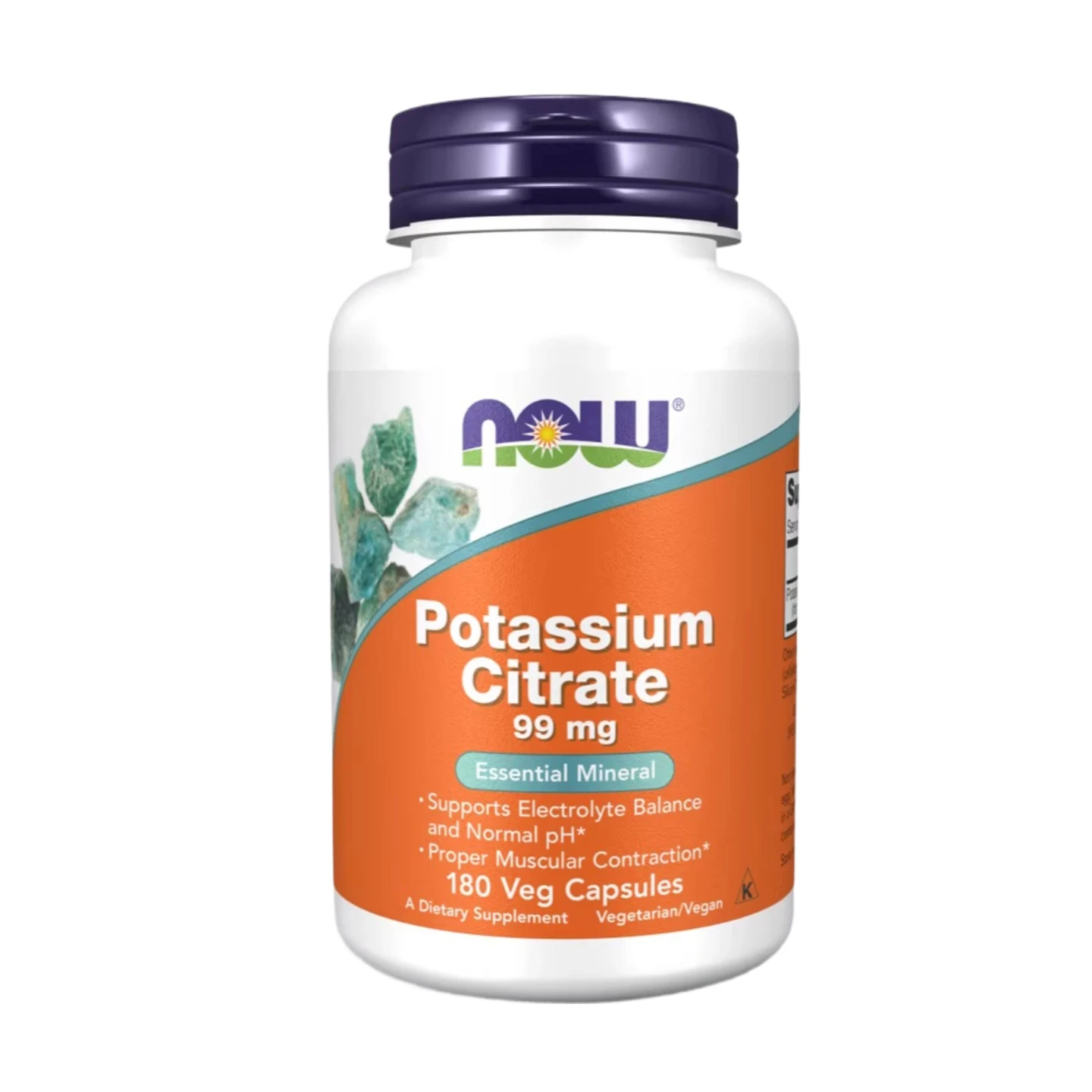 

Капсулы с цитратом калия — поддерживает здоровье костей и мышц и улучшает качество сна.