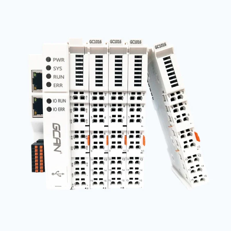 Programmierbare Logiksteuerung, Ethernet-Kanal, unterstützt ModbusRTU Master/Slave-Protokoll, Temperaturbereich -40 ℃ ~+85 ℃   GCAN-PLC-322