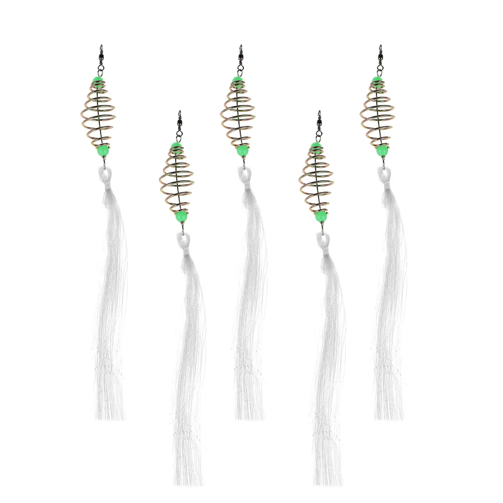 

5Pcs Foldable Fishing Trap Net 9-Mesh Nylon Lightweight Portable Outdoor Small Fish Trap for Lakes Oceans Rivers