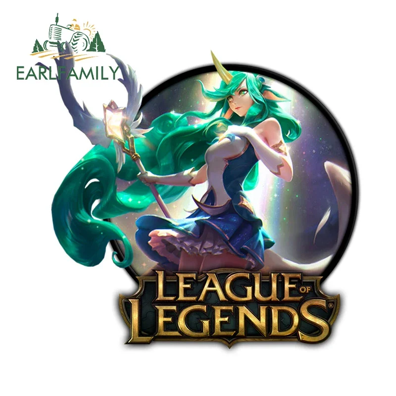 EARLFAMILY لشعار LOL ملصقات سيارات التخييم الأصلية ملحقات السيارة للثلاجة ملصق جرافيتي مقاوم للماء ديكور إبداعي #4