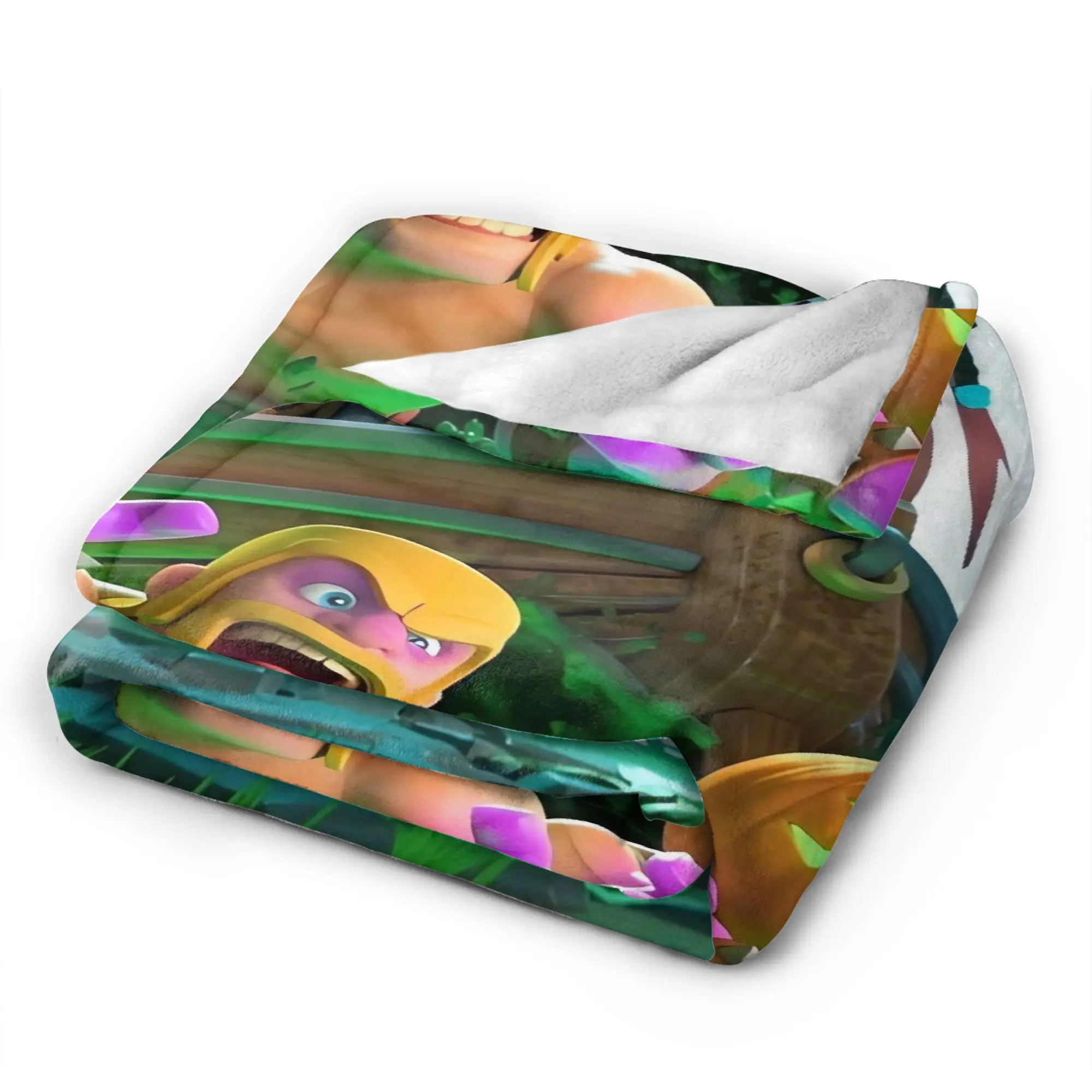 لعبة Clashs Royales الفانيلا بطانية دافئة لينة رمي بطانية لغرفة المعيشة نزهة الجدة المفرش أريكة غطاء سرير #5