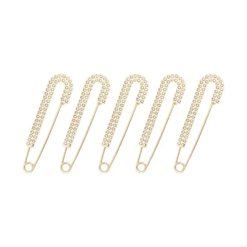 

Rhinestones Waist Cinching Clip For Sweaters Coats Metal Decorative Brooch Pin Scarf Accessories Sparkling Decoration