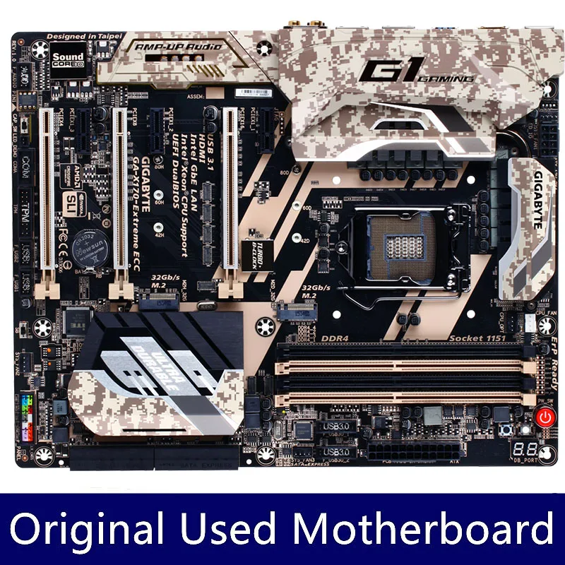 Gigabyte GA-X170-Extreme ECC X170-Extreme C236 Thunderbolt 3 Motherboard 64GB LGA 1151 ATX Mainboard