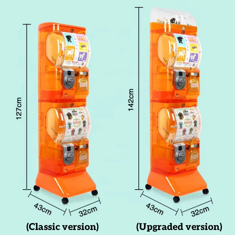Big Capacity  Toys Capsule Vending Machine Coin Operated Capsule  Vending Machine