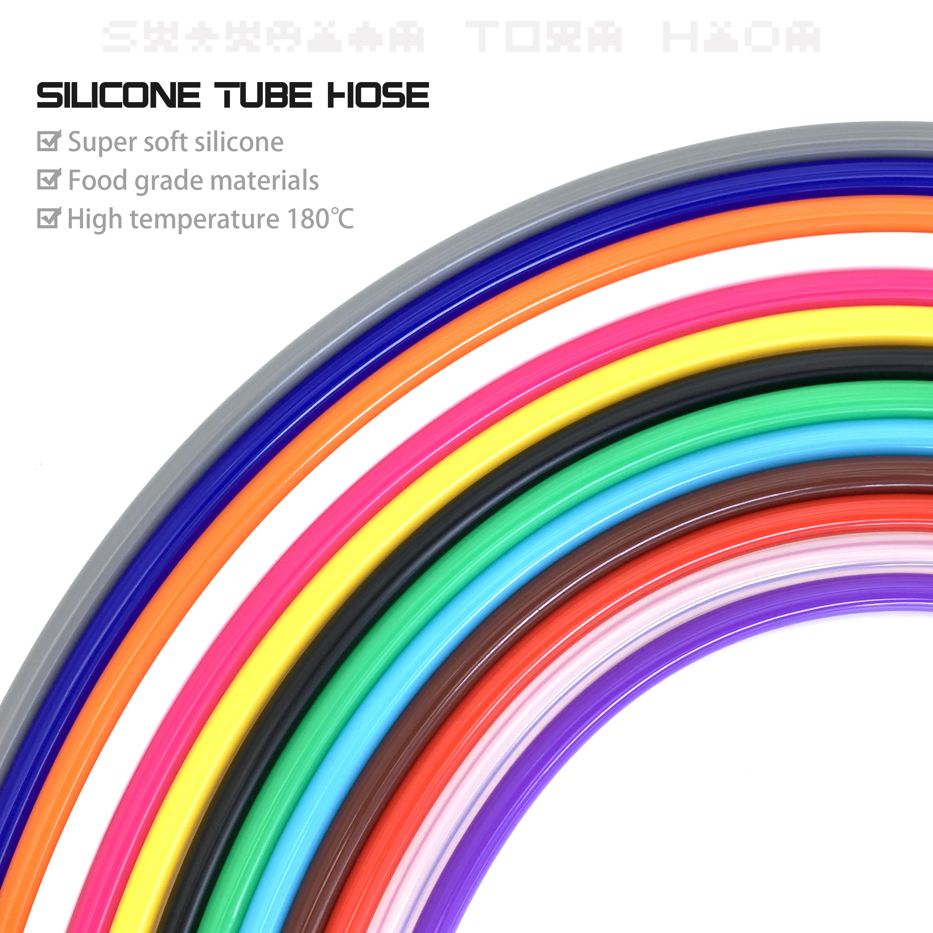 

2M Food Grade Silicone Rubber Hose Transparent Flexible Silicone Tube Diameter 2 3 4 5 6 7 8 9 10 OD 6 8 10 12 14 16 mm tube