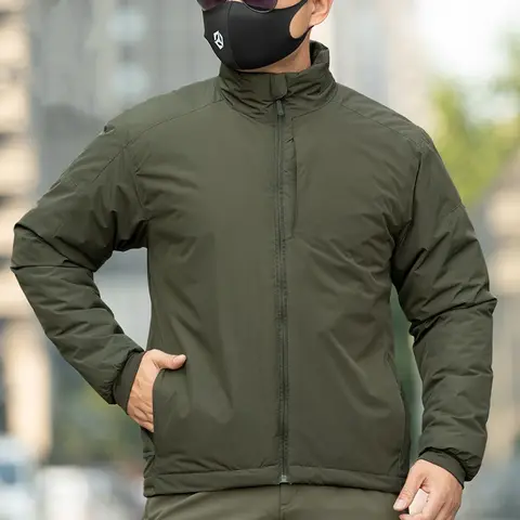 남성 겨울 난방 전술 재킷 면화 작업복 야외 하이킹 등산 재킷 방수 방풍 따뜻한 후드 패딩 코트