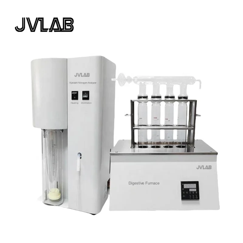 

Semi-Automatic Kjeldahl Nitrogen Analyzer with Digestive Furnace Protein Distillation Analyzer Apparatus KDN-04C